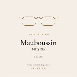Lunettes de vue Mauboussin MTI2106