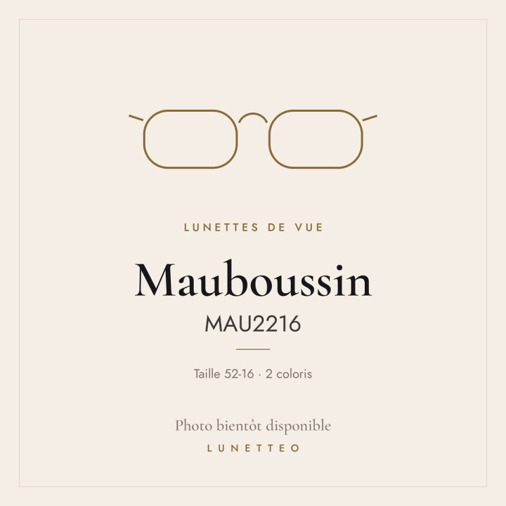 Lunettes de vue Mauboussin MAU2216