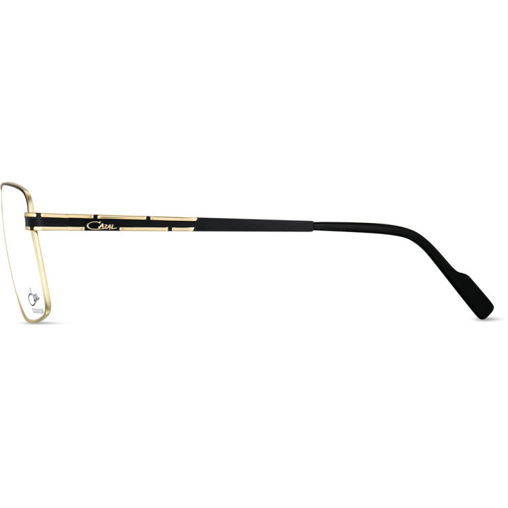 Cazal 7088 001 noir-or - vue de profil