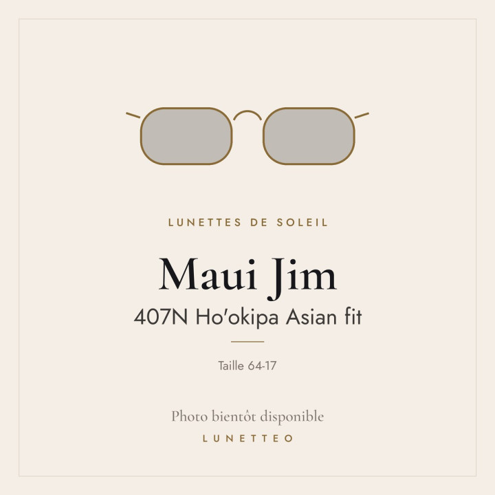 Lunettes de soleil Maui Jim 407N Ho'okipa Asian fit