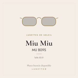 Lunettes de soleil Miu Miu MU B09S