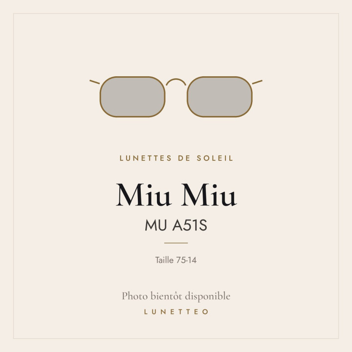 Lunettes de soleil Miu Miu MU A51S