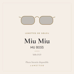 Lunettes de soleil Miu Miu MU B05S