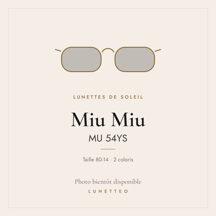 Lunettes de soleil Miu Miu MU 54YS