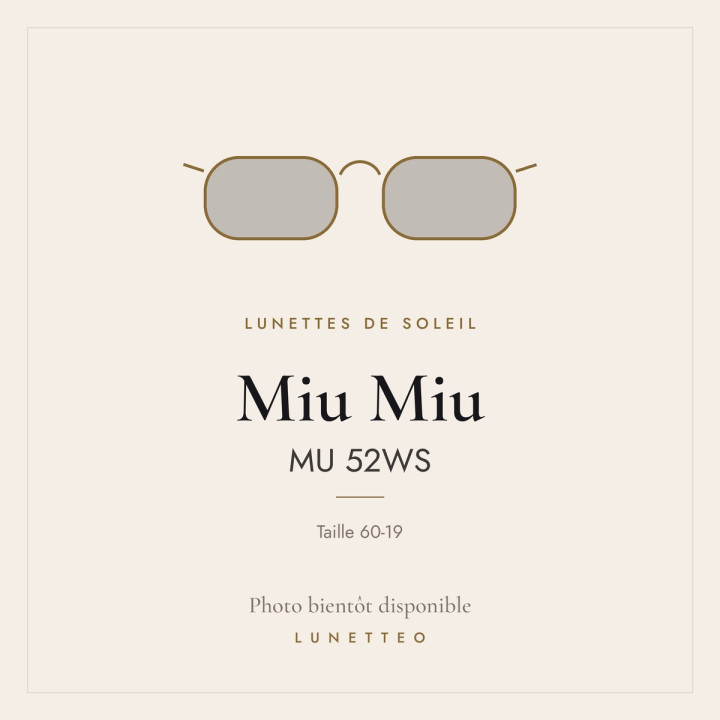 Lunettes de soleil Miu Miu MU 52WS
