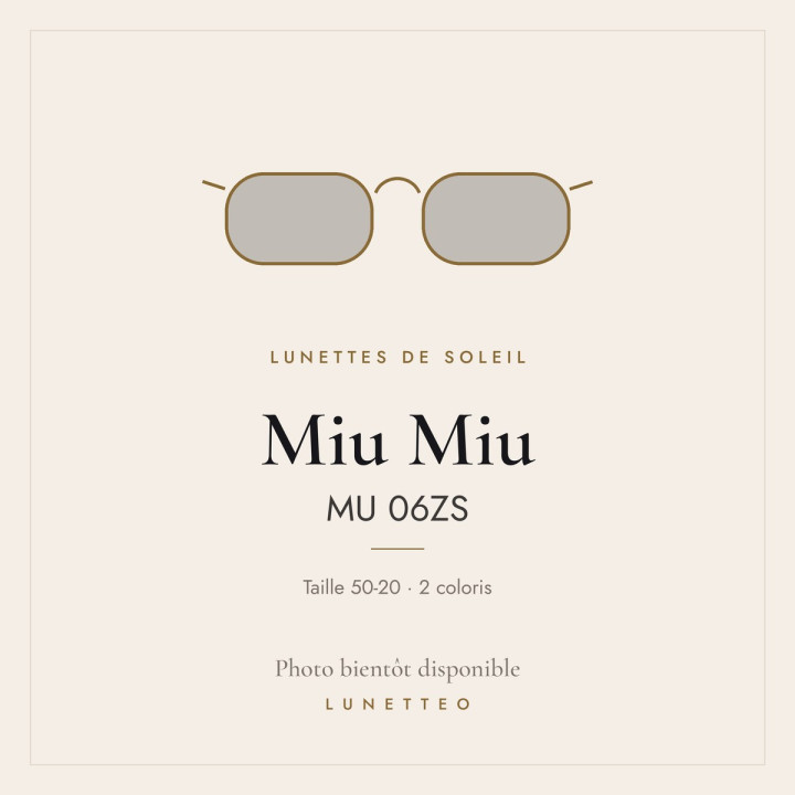 Lunettes de soleil Miu Miu MU 06ZS