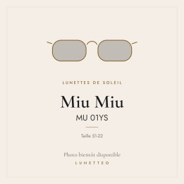 Lunettes de soleil Miu Miu MU 01YS