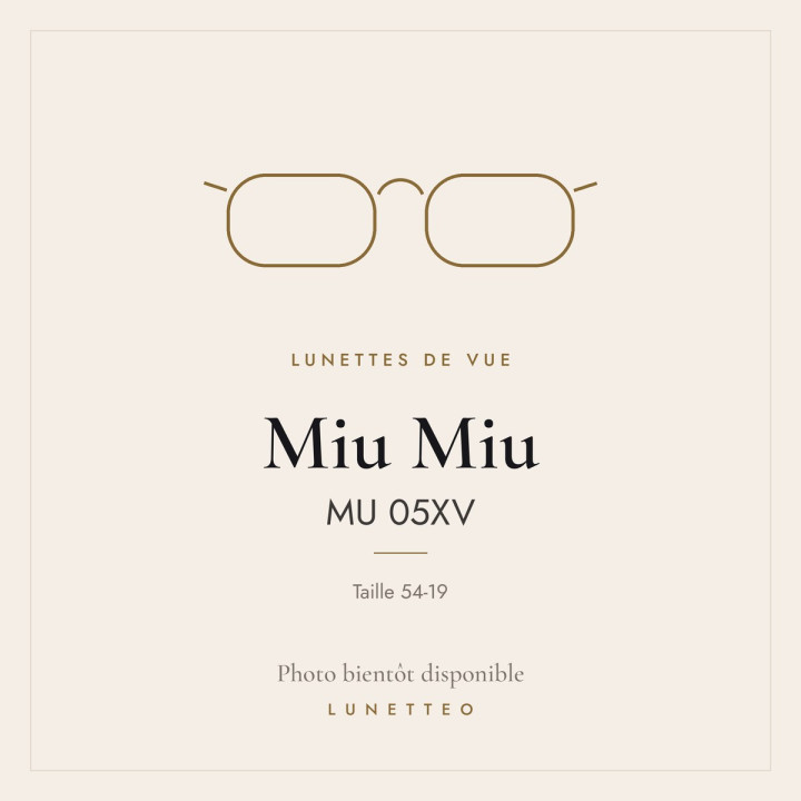 Lunettes de vue Miu Miu MU 05XV