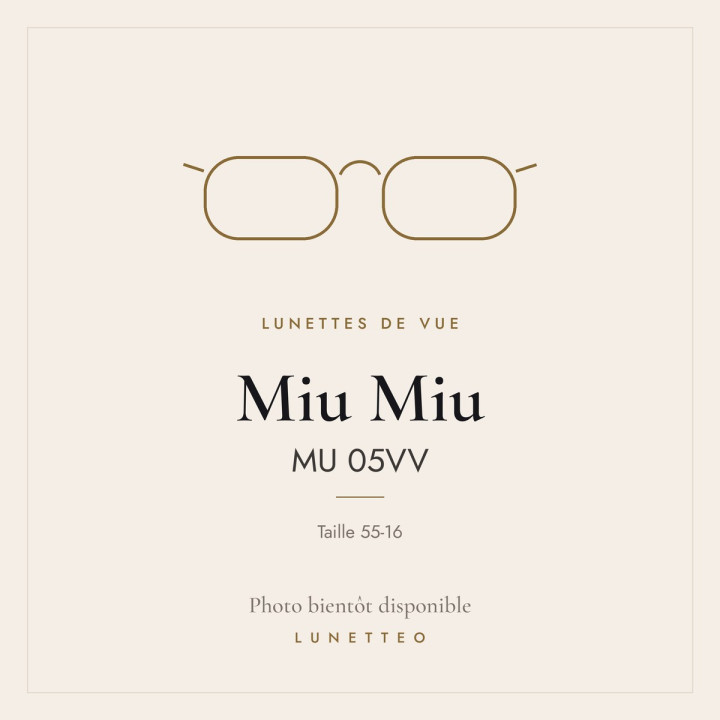 Lunettes de vue Miu Miu MU 05VV