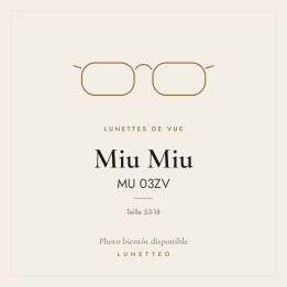Lunettes de vue Miu Miu MU 03ZV