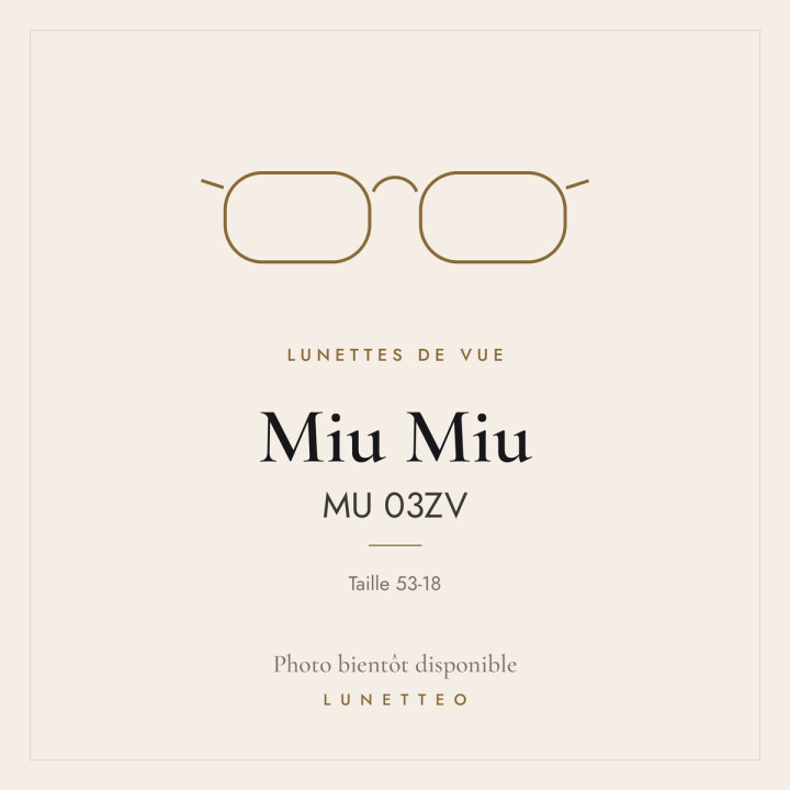 Lunettes de vue Miu Miu MU 03ZV