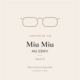 Lunettes de vue Miu Miu MU 03WV