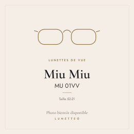 Lunettes de vue Miu Miu MU 01VV