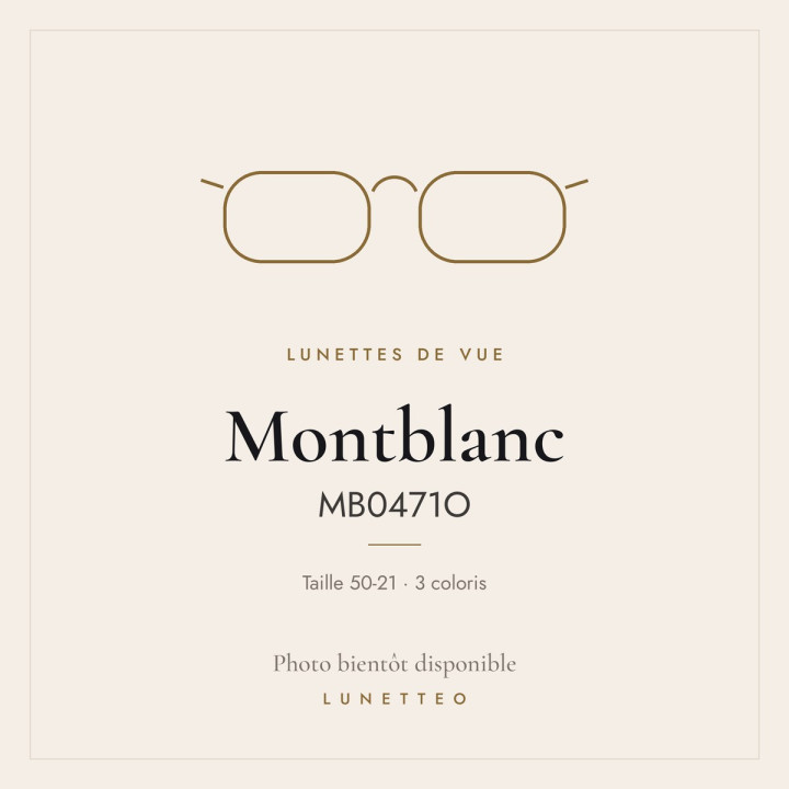Lunettes de vue Montblanc MB0471O
