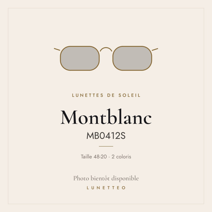 Lunettes de soleil Montblanc MB0412S