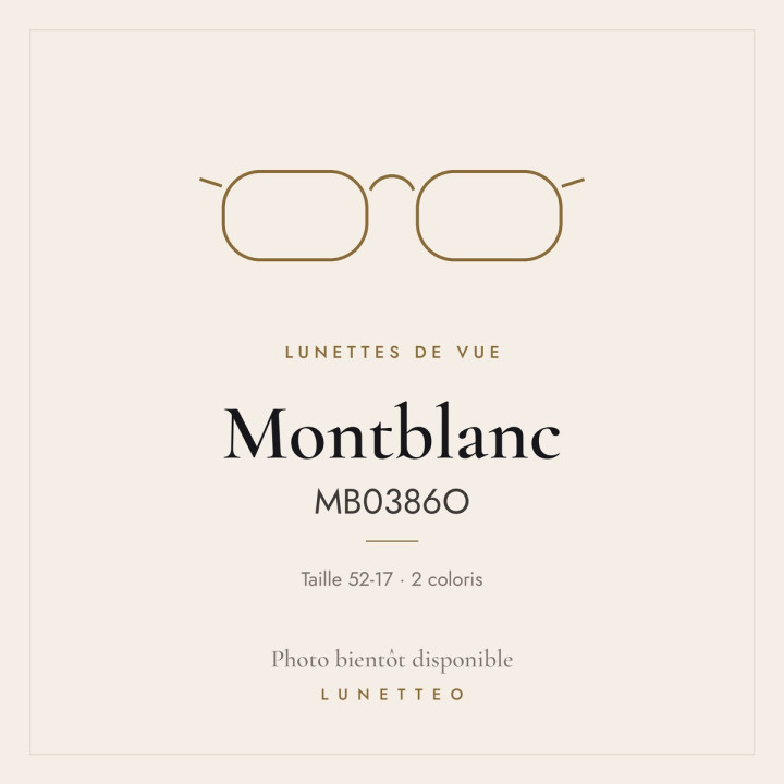 Lunettes de vue Montblanc MB0386O