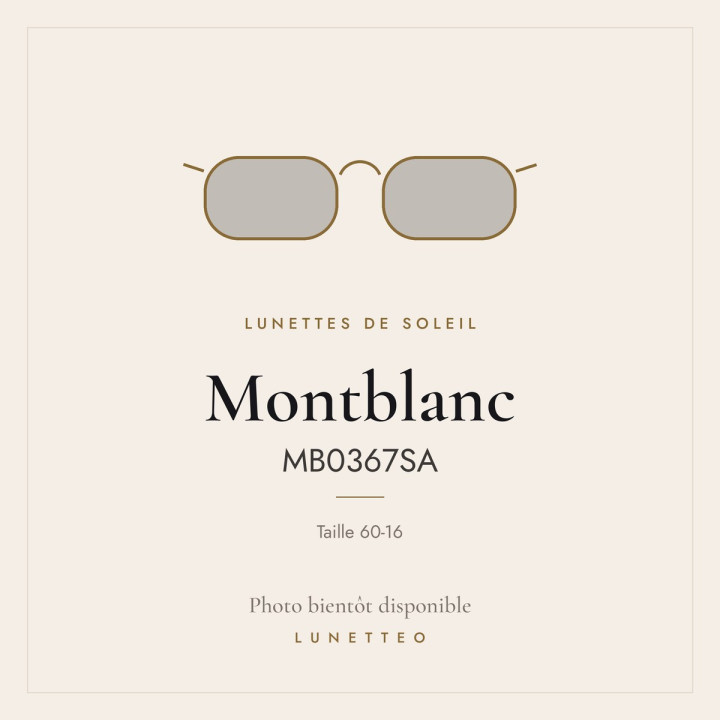 Lunettes de soleil Montblanc MB0367SA