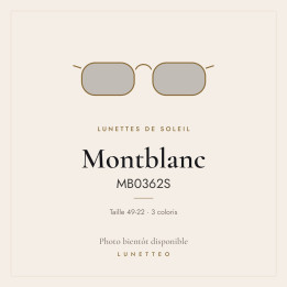 Lunettes de soleil Montblanc MB0362S