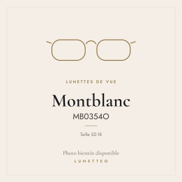 Lunettes de vue Montblanc MB0354O