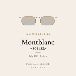 Lunettes de soleil Montblanc MB0343SA