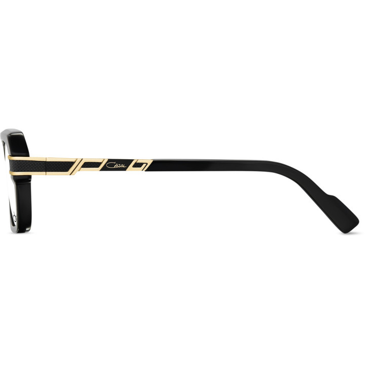 Cazal 6044 001 noir-or - vue de profil