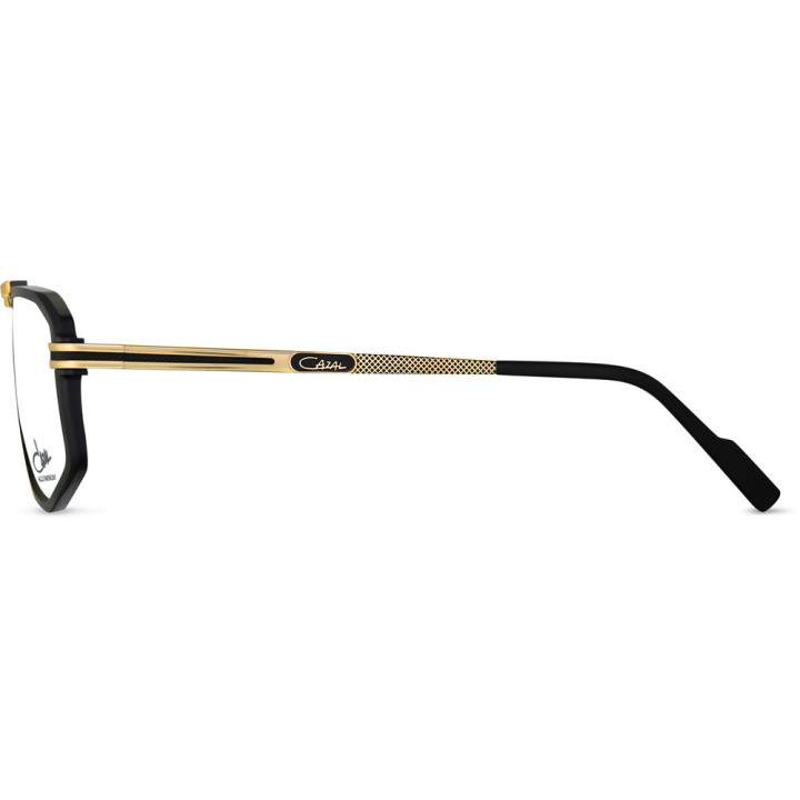 Cazal 7106 001 noir-or - vue de profil