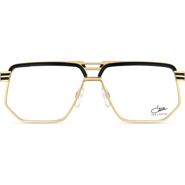 Cazal 7107 001 noir-or - vue de face