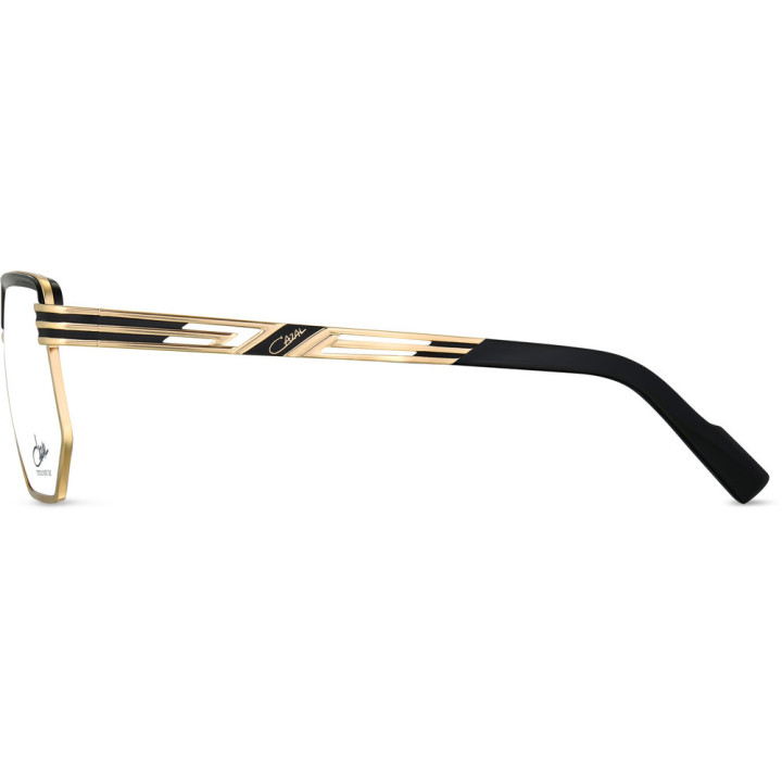 Cazal 7107 001 noir-or - vue de profil