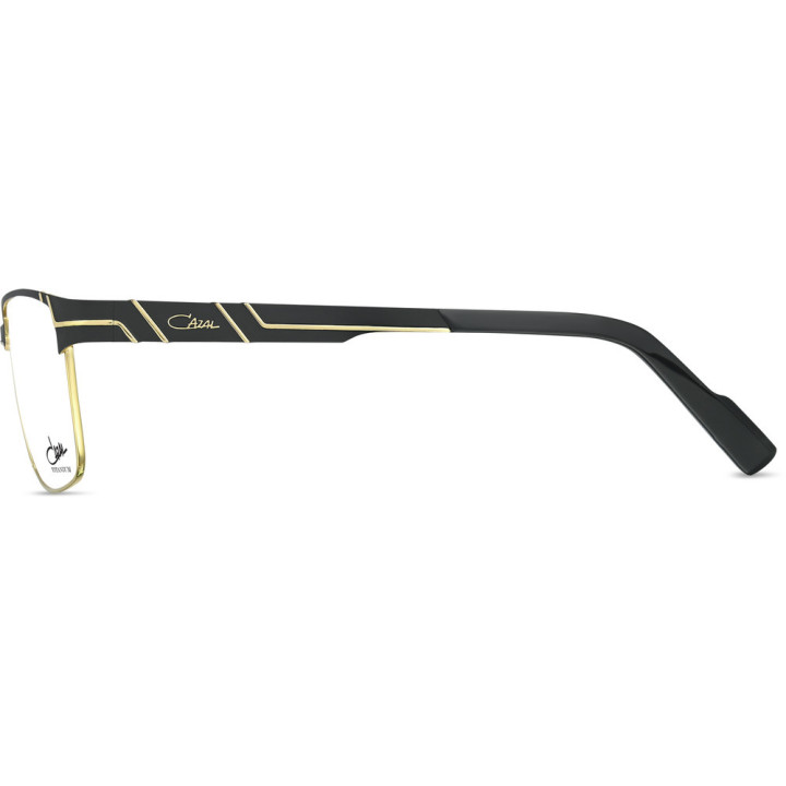 Cazal 7110 001 noir-or - vue de profil