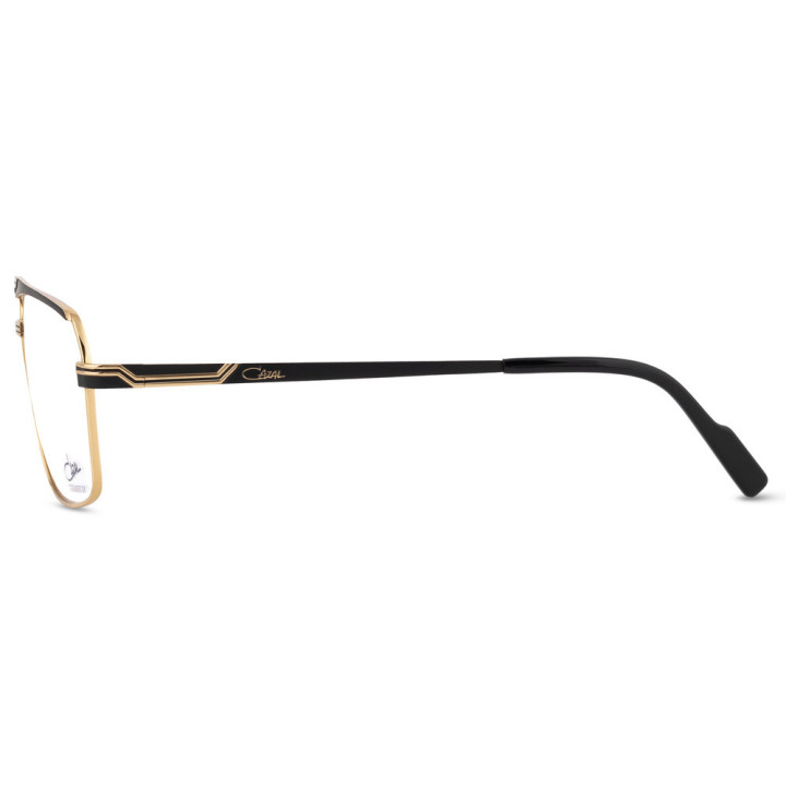 Cazal 7109 001 noir-or - vue de profil
