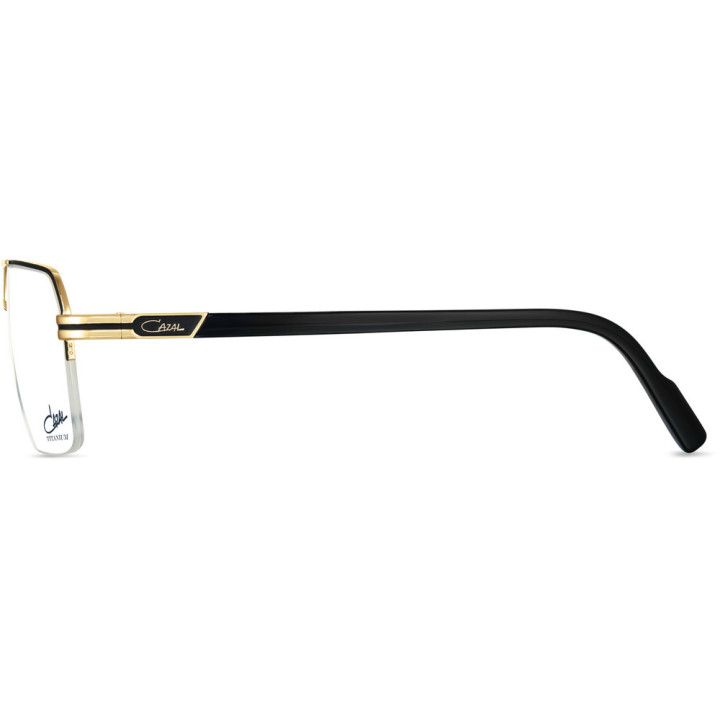 Cazal 7114 001 noir-or - vue de profil