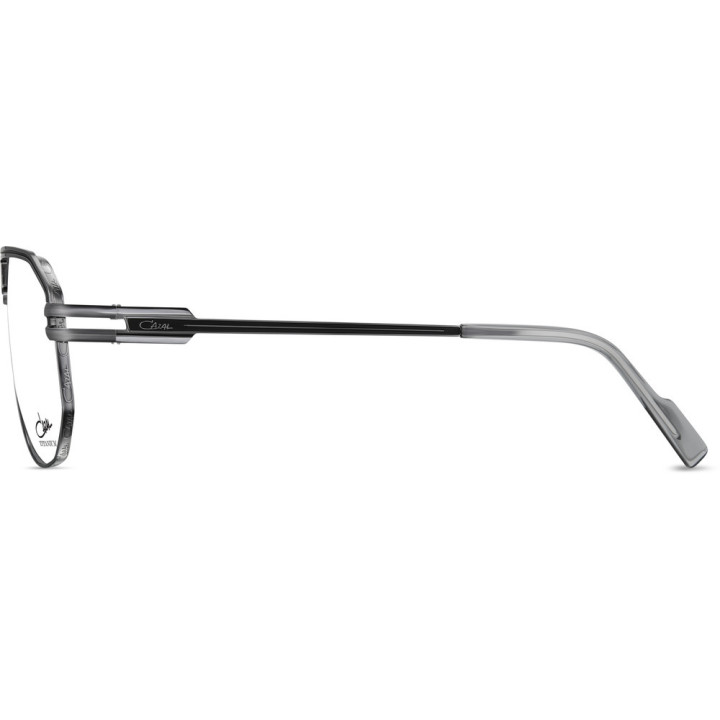 Cazal 7115 003 noir-gun métal - vue de profil