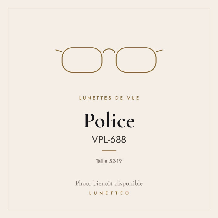 Lunettes de vue Police VPL-688