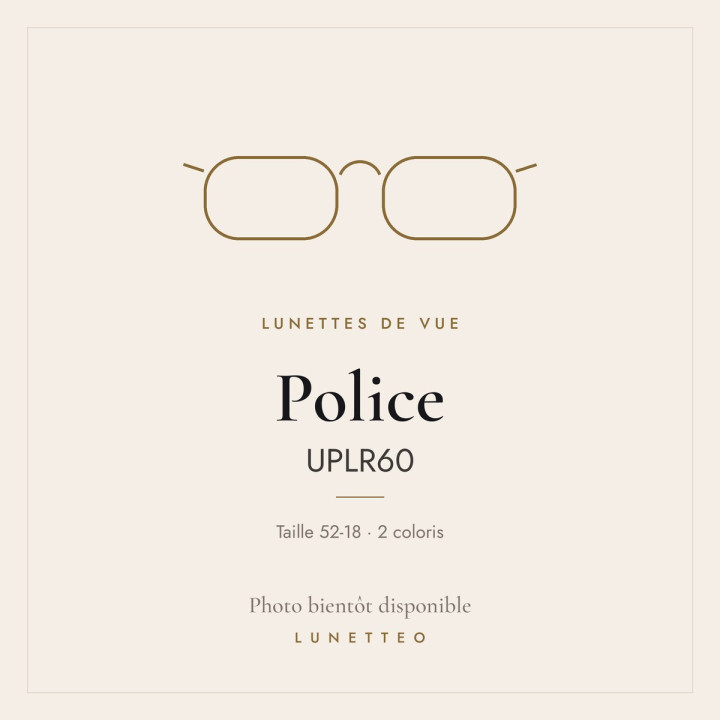 Lunettes de vue Police UPLR60