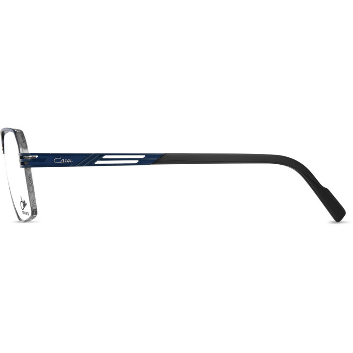 Cazal 7119 002 bleu marine-gun métal - vue de profil