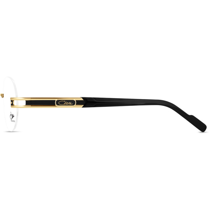 Cazal 7118 001 noir-or - vue de profil