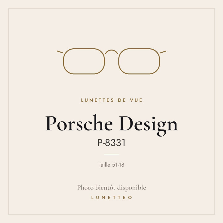 Lunettes de vue Porsche Design P-8331