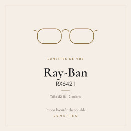 Lunettes de vue Ray-Ban RX6421