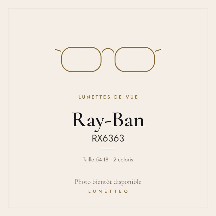 Lunettes de vue Ray-Ban RX6363