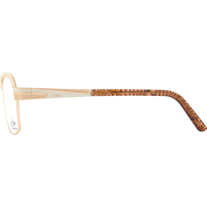 Cazal 1238 001 crème-or - vue de profil