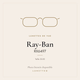 Lunettes de vue Ray-Ban RX6497