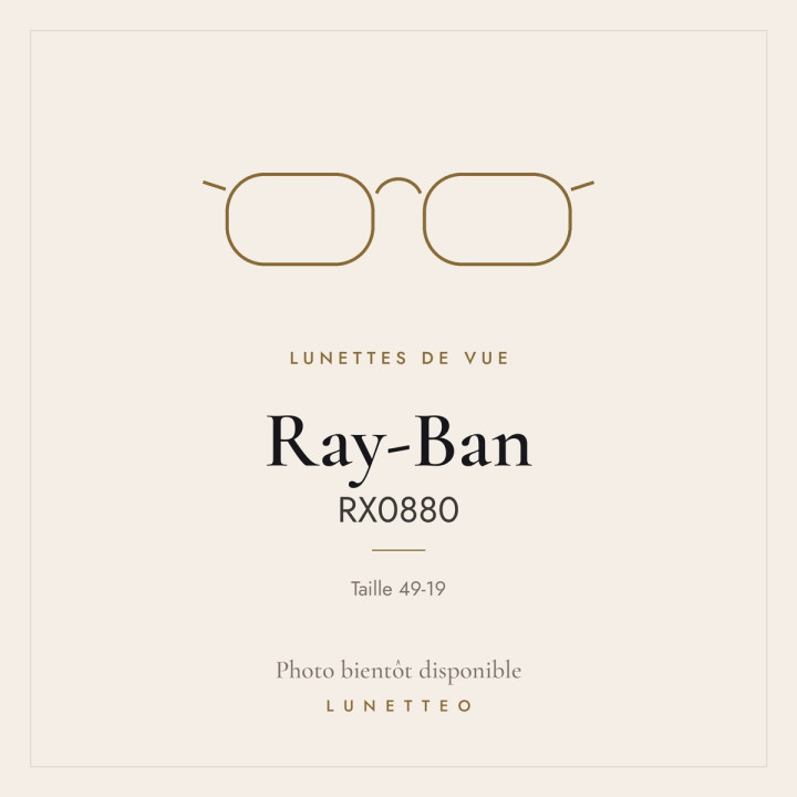 Lunettes de vue Ray-Ban RX0880