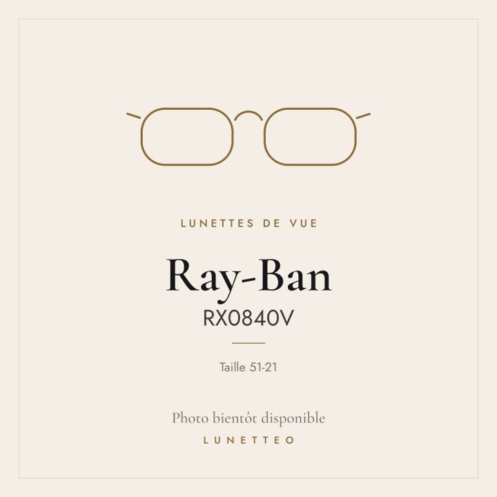 Lunettes de vue Ray-Ban RX0840V
