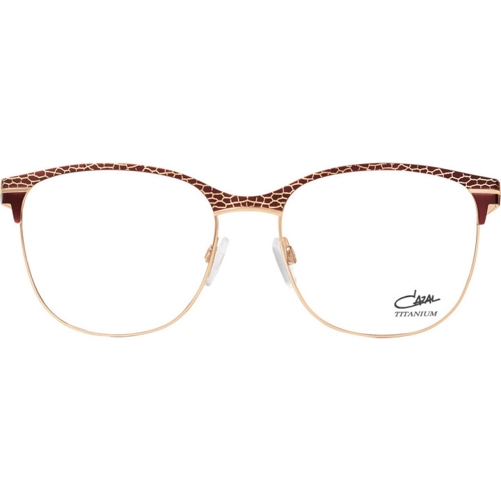 Cazal 1242 001 rouge - vue de face