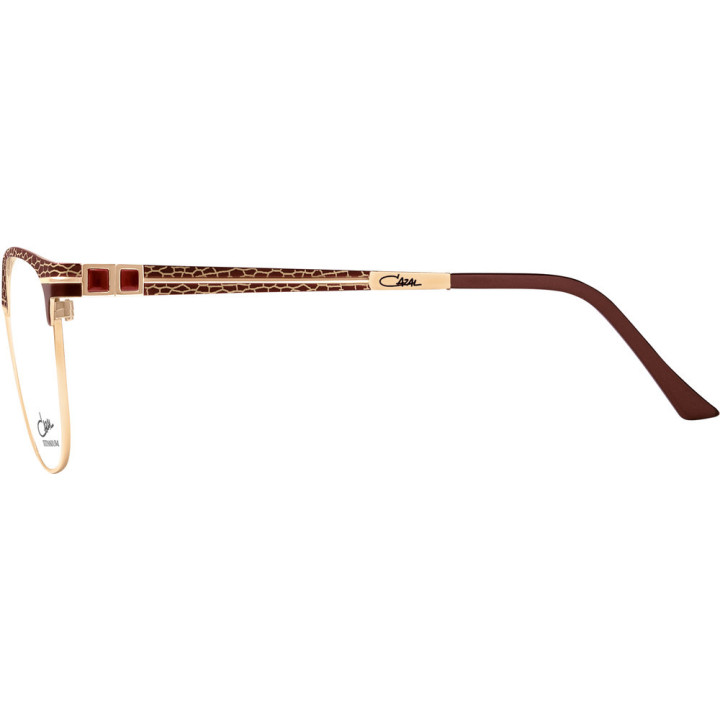 Cazal 1242 001 rouge - vue de profil