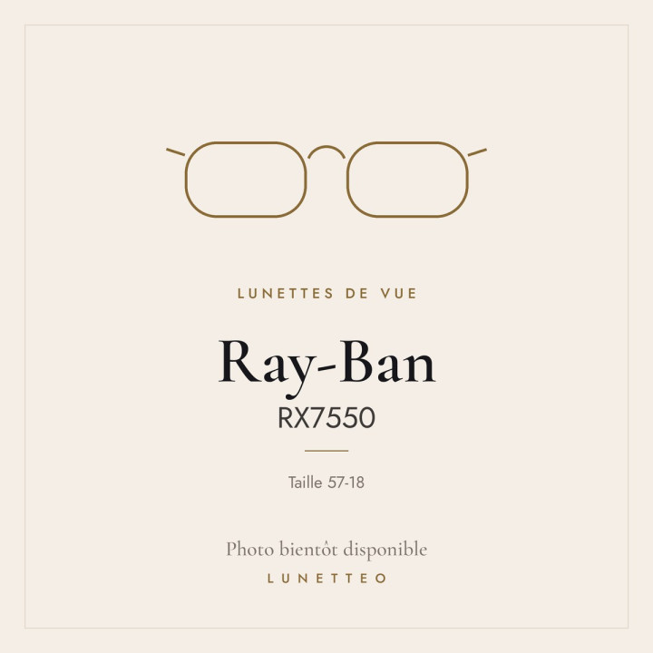 Lunettes de vue Ray-Ban RX7550