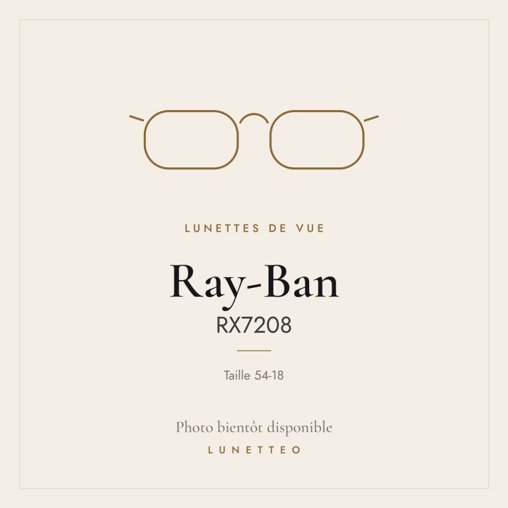 Lunettes de vue Ray-Ban RX7208