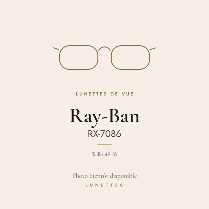 Lunettes de vue Ray-Ban RX-7086