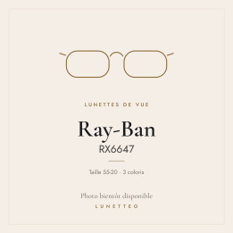 Lunettes de vue Ray-Ban RX6647