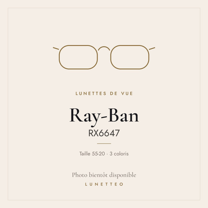 Lunettes de vue Ray-Ban RX6647